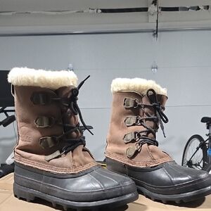 Sorel Brown and Black Men's Rain & Snow Boots